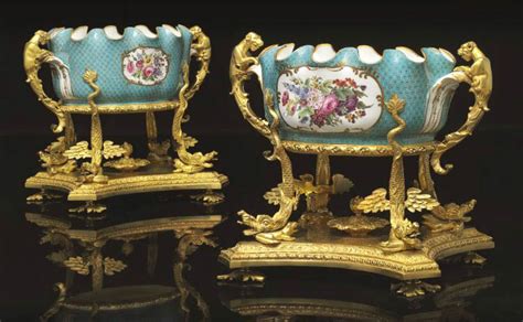 A Very Fine Semi Pair Of Museum Quality Figural Ormolu Mounted Sevres