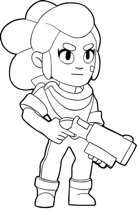 The player here will need to paint characters with a few colors available. Brawl Stars Coloring Pages. Print Them for Free!