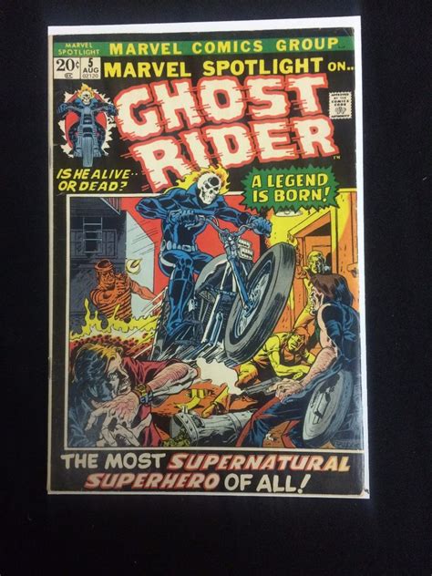 1st Appearance Ghost Rider Spotlight 5 Marvel Comic Book High Grade