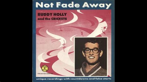 Not Fade Away Buddy Holly And The Crickets Des Youtube