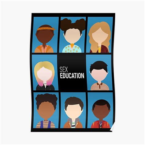Sex Ed Icons Poster For Sale By Byebyesally Redbubble
