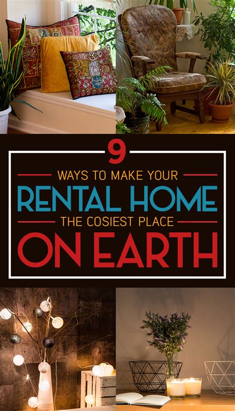 9 Ways To Make Your Rental House The Cosiest Place On Earth Rental
