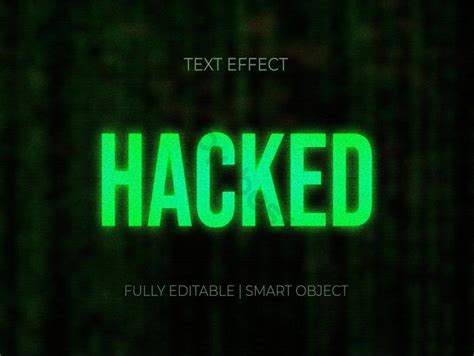 Hacked Glitch Text Effect Png Images Psd Free Download Pikbest