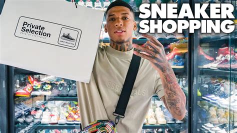 Nle Choppa Goes Sneaker Shopping At Private Selection Youtube