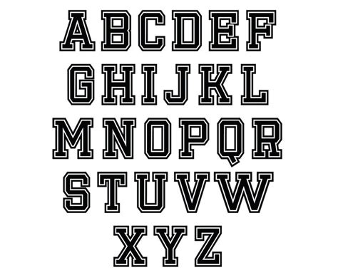 In loanwords they are usually replaced by k, w, and ks, respectively (as in nikab 'niqab', kwark 'quark', weranda 'veranda', sawanna 'savanna', ekstra … University Font Vectors Alphabet cutting files. | Etsy