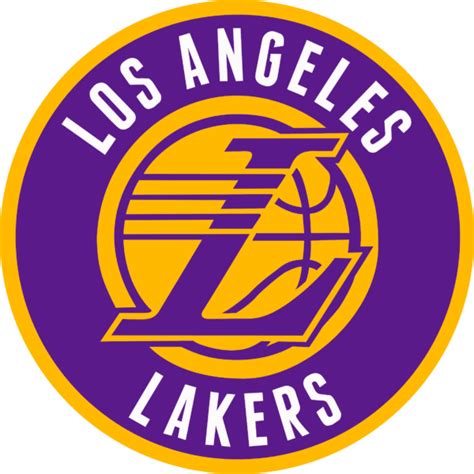 Los Angeles Lakers Circle Logo Vinyl Decal Sticker 10 Sizes With