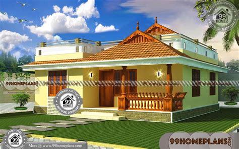 30 Single Story Kerala Traditional House Plans With Photos