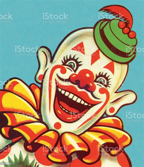 Clown Stock Illustration Download Image Now Circus Clown 1990