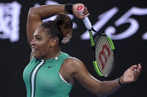 Serena williams is awaiting the results of scans on the leg injury that forced her to withdraw from wimbledon, but is walking, which her coach patrick mouratoglou says is a good sign. Serena Williams ousts No. 1 Simona Halep at Australian ...