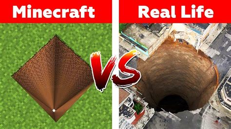 Way To Nether In Real Life Minecraft Vs Real Life Animation Youtube