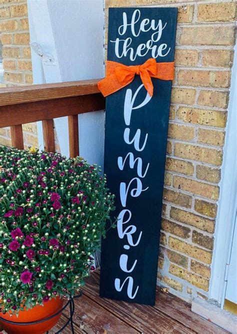 Fall Welcome Sign Wood Welcome Sign Front Porch Fall Decor Etsy