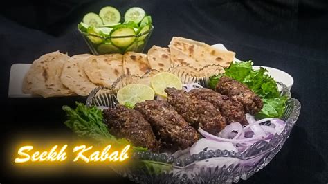 Beef Seekh Kabab Recipe By Cooking Feast Youtube