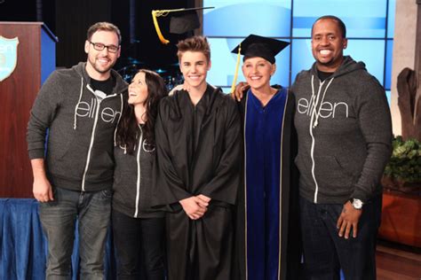 Justin Bieber Ellen Degeneres Justin Bieber Photo