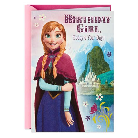 Disney Frozen Birthday Card With Stickers Anns Hallmark And Creative