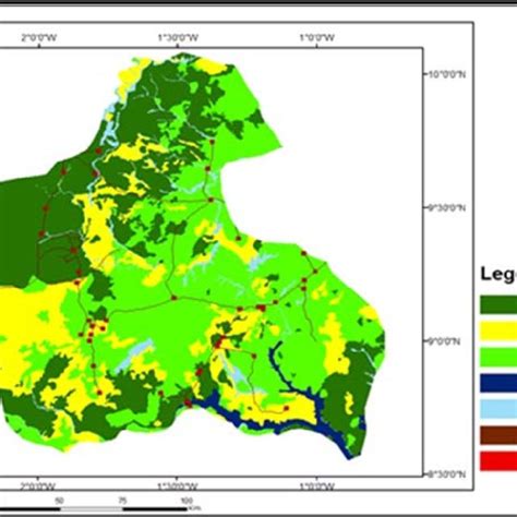 Land Cover Map Of Area Download Scientific Diagram