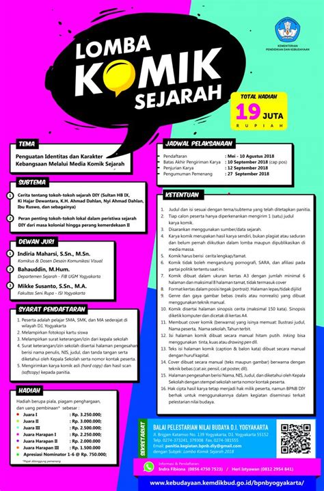 We did not find results for: LOMBA KOMIK SEJARAH - Balai Pelestarian Nilai Budaya D.I. Yogyakarta