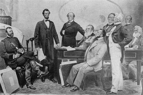 Learn how lincoln adeptly handled the differences and difficulties within his cabinet during his presidency in this video lesson. Final Cabinet Meeting - Mr. Lincoln's White House