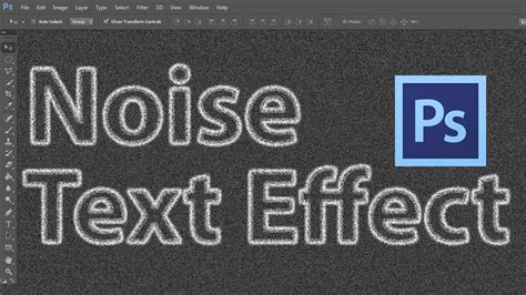 For those of you who don't know what i'm talking about, after effects has a built in. How To Create A Noise Text Effect In Photoshop CS6 - YouTube