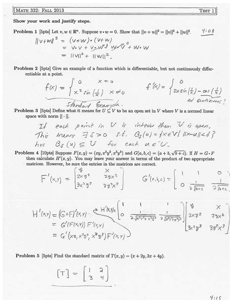 Advanced Calculus Test 1 Solutions J Math 332 Fall 2013 Test 1 Show