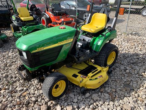 Service completed by a john deere technician with genuine john deere parts. 62IN JOHN DEERE 2210 COMPACT UTILITY 4X4 TRACTOR! CLEAN ...