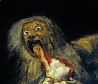 Portrait of francisco goya by vicente lópez portaña, 1826, via museo del prado, madrid (right). "Goya, Saturn devouring his son" Canvas Prints by ...