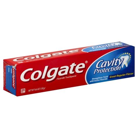 Colgate Toothpaste Fluoride Regular Cavity Protection Box 46 Oz