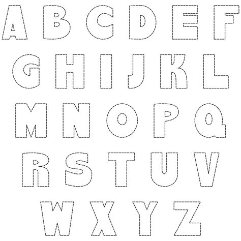 6 Best Printable Alphabet Letters To Cut Printableecom 6 Best Images