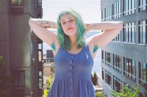 Woman Have Started Dyeing Their Armpit Hair Bright Colours In New