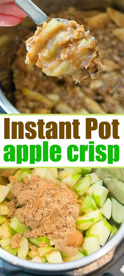 This instant pot apple crisp is a delicious, classic fall dessert made easy in your pressure cooker, and the apples are so tender! BEST Instant Pot Apple Crisp in Just ONE Minute!