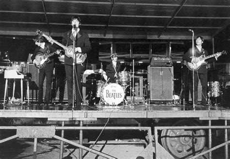 the beatles at busch 11 songs 23 143 spectators and 35 trips to the first aid station