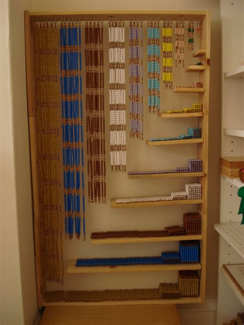 We have 13 images about montessori bead cabinet including images, pictures, photos, wallpapers, and more. THE LEARNING ARK - Elementary Montessori : Home made ...