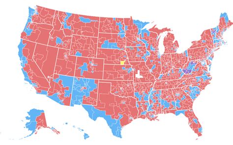 Red Blue American Political Map Dulcea Konstance