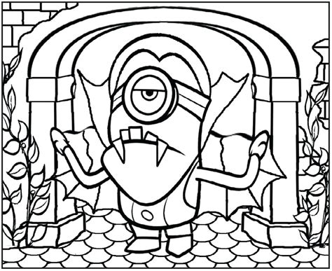 Just in case you wanted to try out this method for yourself, i whipped up some beautiful easter pages that would look great as stained glass. Minions Vampire Look Stained Glass Coloring Page Artwork ...