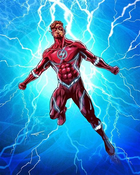 Wally West The Once And Future Flash By Jose Molestina Flash Dc Comics Flash Comics Wally West