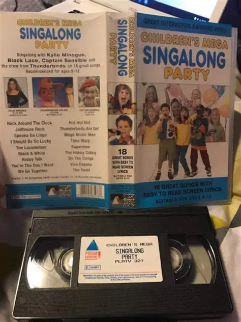 Childrens Mega Singalong Party Vhs Tape £1200 Picclick Uk