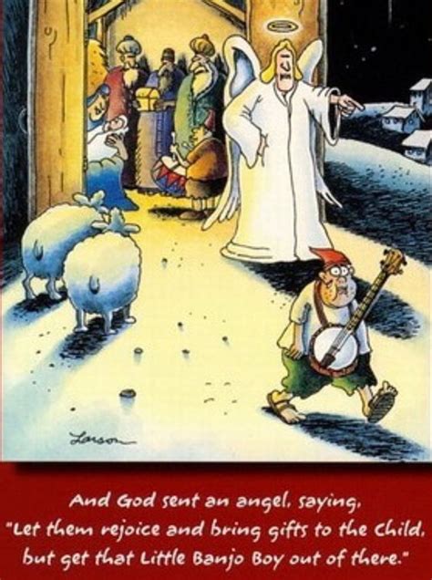 Pin By Allyson Cuper On Gary Larson Banjo Boy Funny Christmas Cards