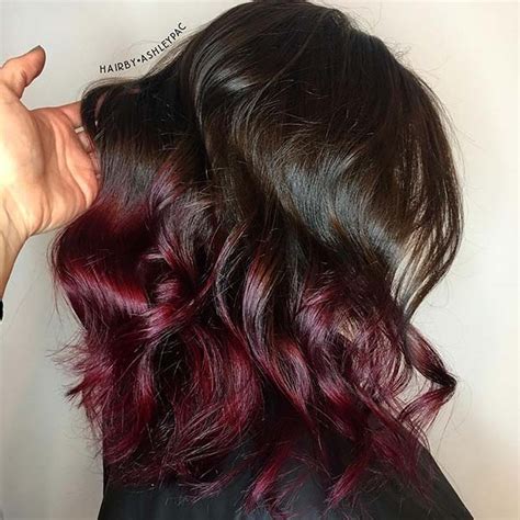See more ideas about hair styles, hair, ombre hair. 43 Burgundy Hair Color Ideas and Styles for 2019 | Page 2 ...