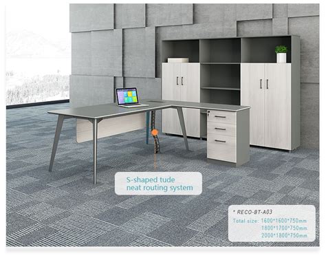 Check spelling or type a new query. Office Furniture Executive Desk Manager Table With Cabinet ...