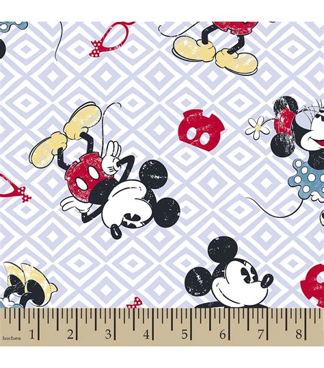 Disney Mickey And Minnie Mouse Print Fabric Joann