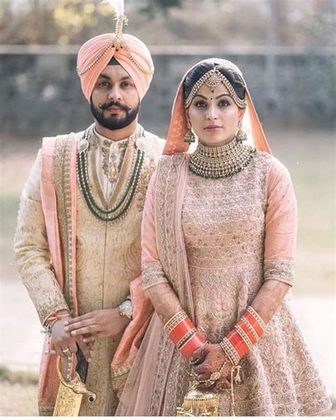 Pin By ManDy Ca On Punjabi Couple Indian Wedding Outfits Groom