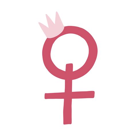 Pink female gender symbol vector - Download Free Vectors, Clipart Graphics & Vector Art
