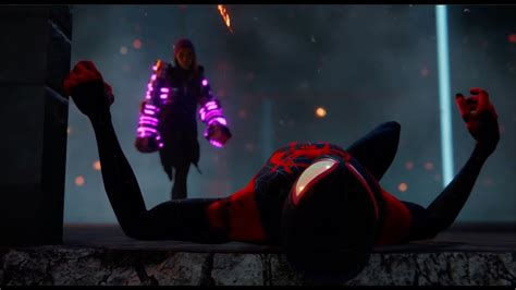 Miles Morales Final Fight Scene With Phin Youtube