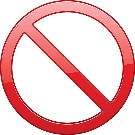No Sign Clip Art Vector Images And Illustrations Istock