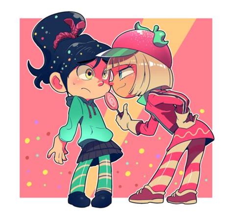 Vanellope And Taffyta Disney Inspiration Pinterest