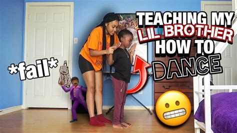 I Tried Teaching My Brother How To Dance 😭👀 Youtube