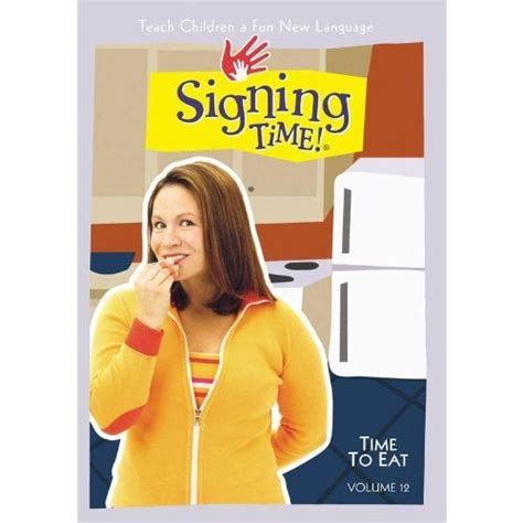 Signing Time Series 1 Vol 12 Time To Eat Sign Language For Kids