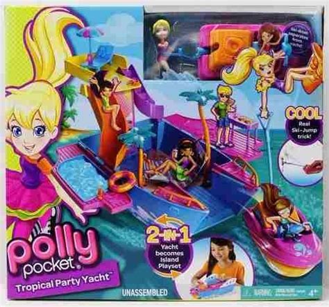 Polly Pocket Tropical Party Yacht Mattel Original R 20999 Em