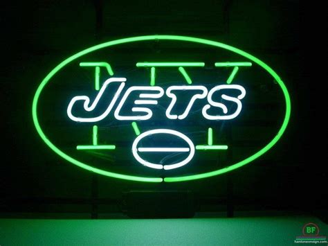 New York Jets Neon Sign Teams Neon Light Diy Neon Signs