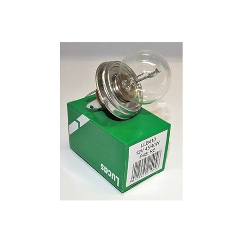 Led headlight bulb retainers holder adapter. LUCAS Lucas Motorcycle Bulbs. 12V 45/40W P45T. - Electrical from Classic Bike Parts Cheshire UK