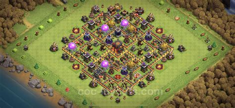 Best Anti Stars Base Th With Link Hybrid Town Hall Level Base Copy